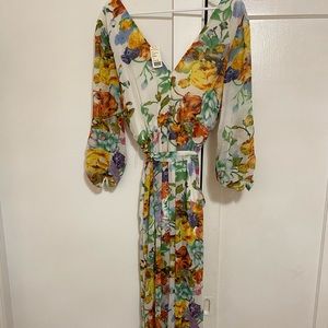 Floral jumpsuit size 1x